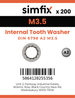 Simfix product label - 6798JA2037-T