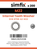 Simfix product label - 6798JA2230-T
