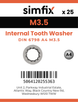 Simfix product label - 6798JA4037-D