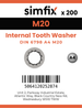 Simfix product label - 6798JA4210-T