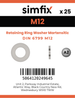 Simfix product label - 6799A212-D