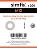 Simfix product label - 6799A212-T