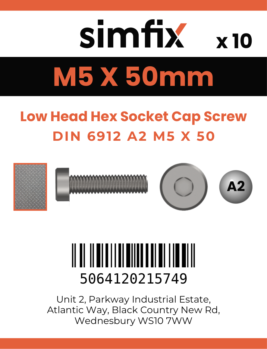 Simfix product label - 6912A205050-D