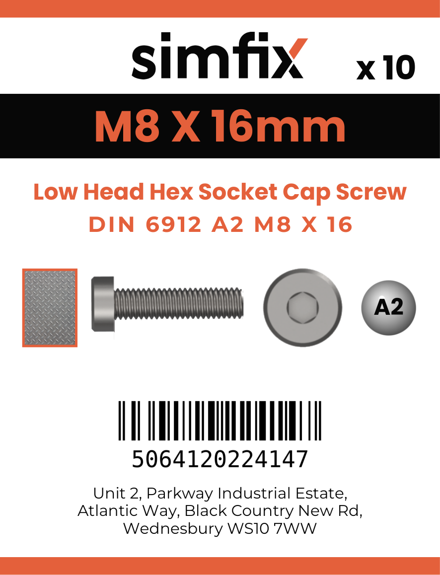 Simfix product label - 6912A208016-D