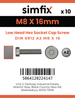 Simfix product label - 6912A208016-D