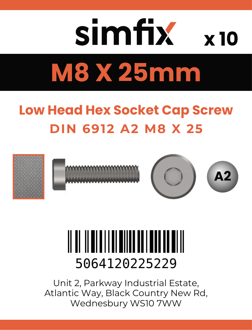 Simfix product label - 6912A208025-D
