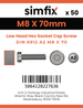 Simfix product label - 6912A208070-T