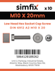 Simfix product label - 6912A210020-D