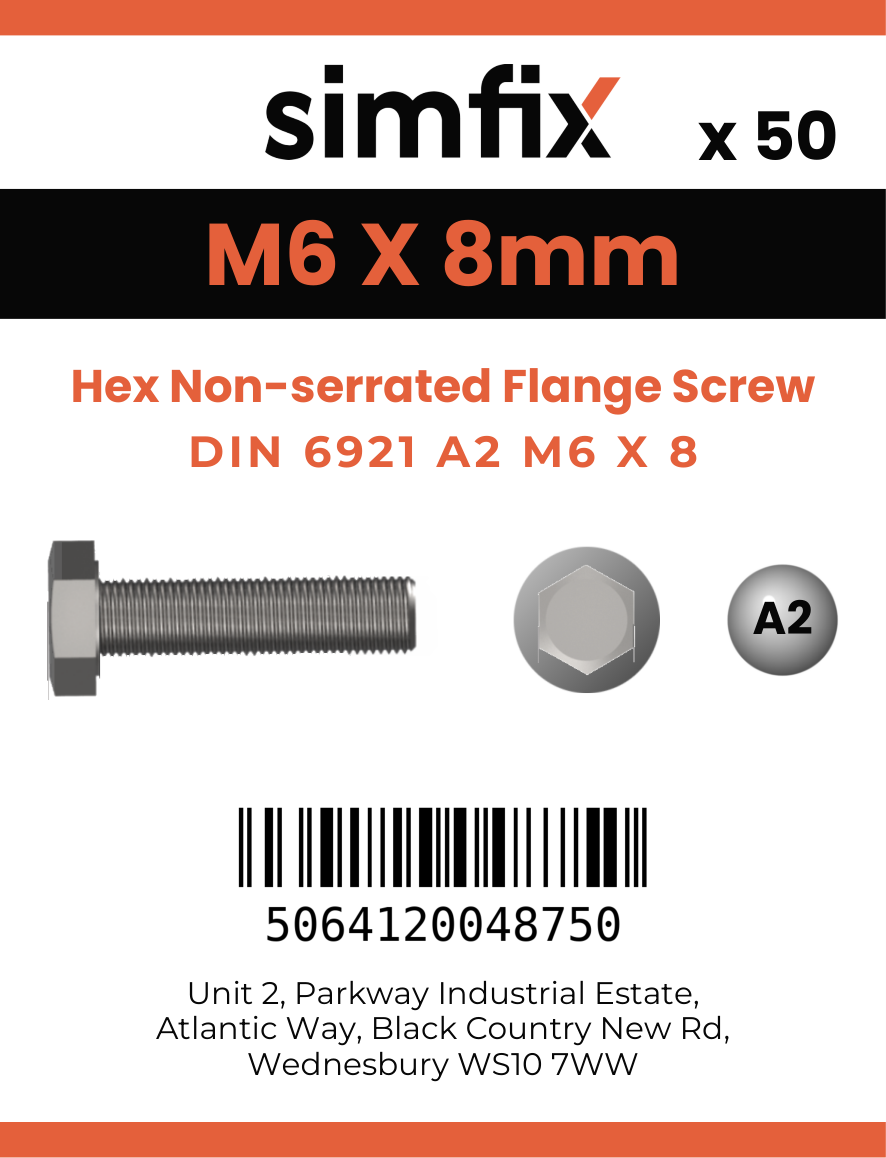 Simfix product label - 6921A206008-T
