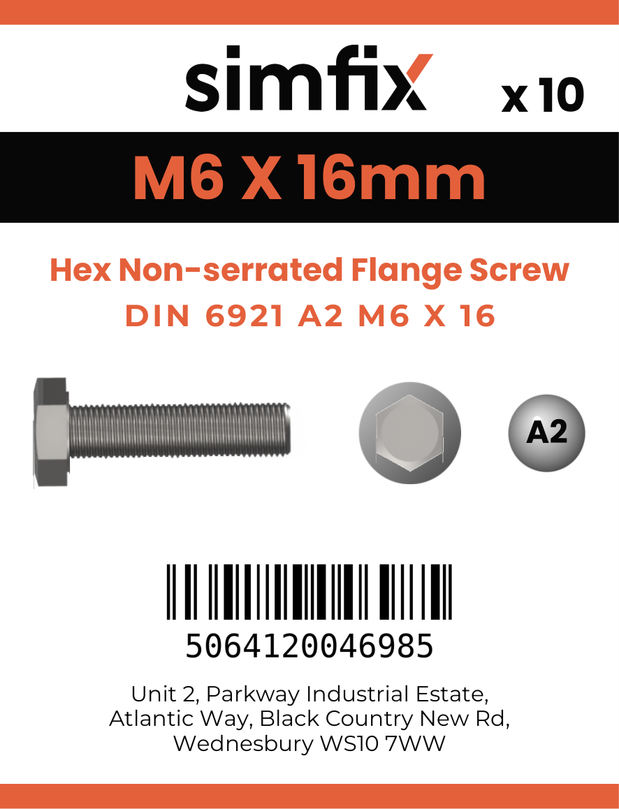 Simfix product label - 6921A206016-D
