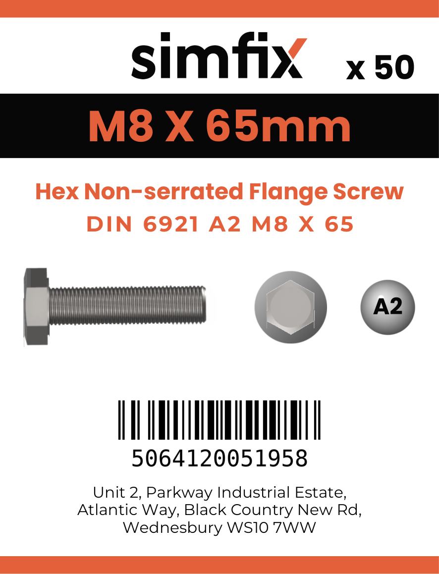 Simfix product label - 6921A208065-T
