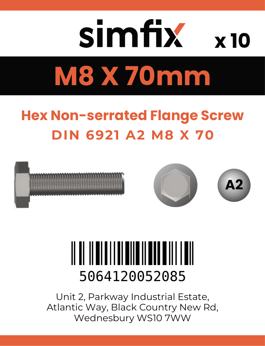 Simfix product label - 6921A208070-D