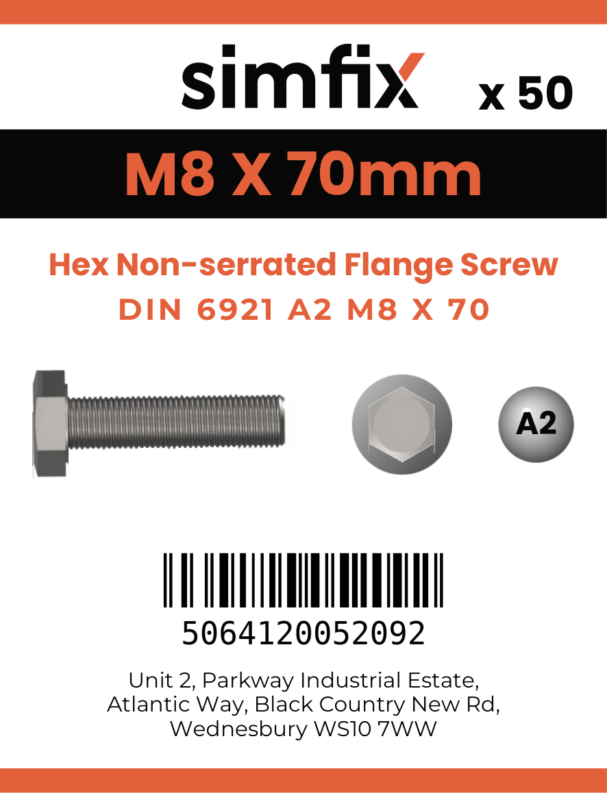 Simfix product label - 6921A208070-T