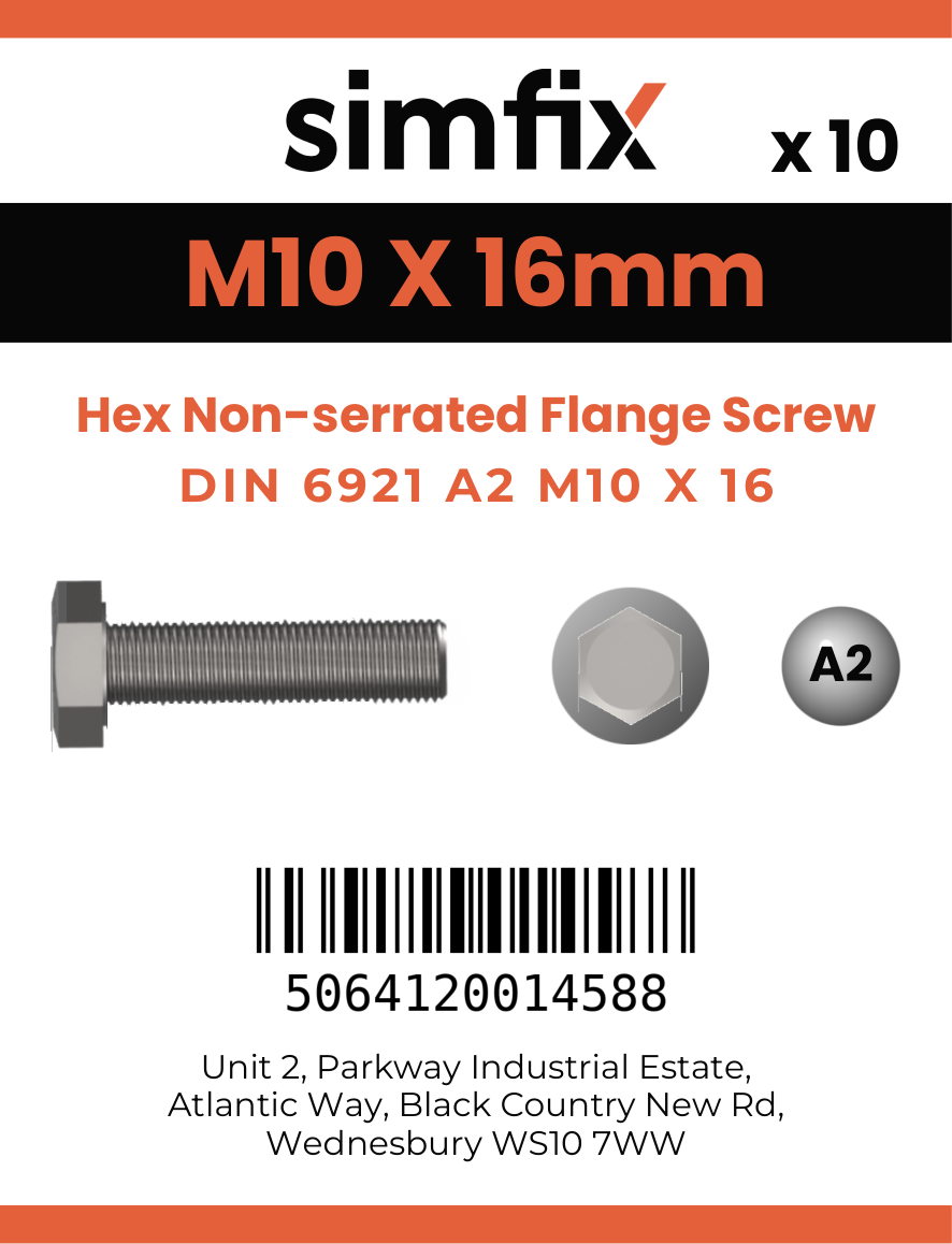 Simfix product label - 6921A210016-D