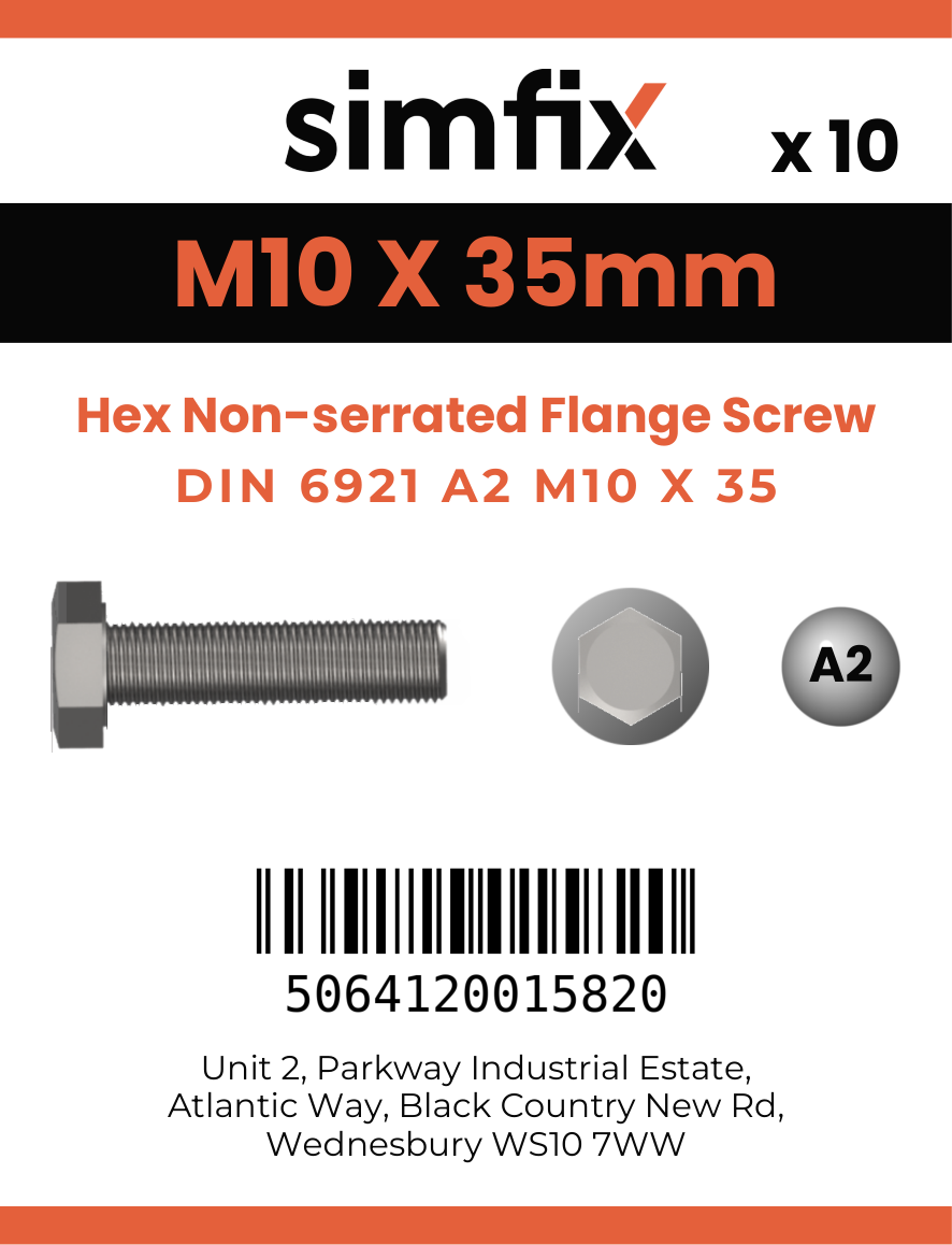 Simfix product label - 6921A210035-D