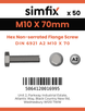 Simfix product label - 6921A210070-T