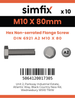 Simfix product label - 6921A210080-D