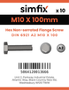 Simfix product label - 6921A210100-D