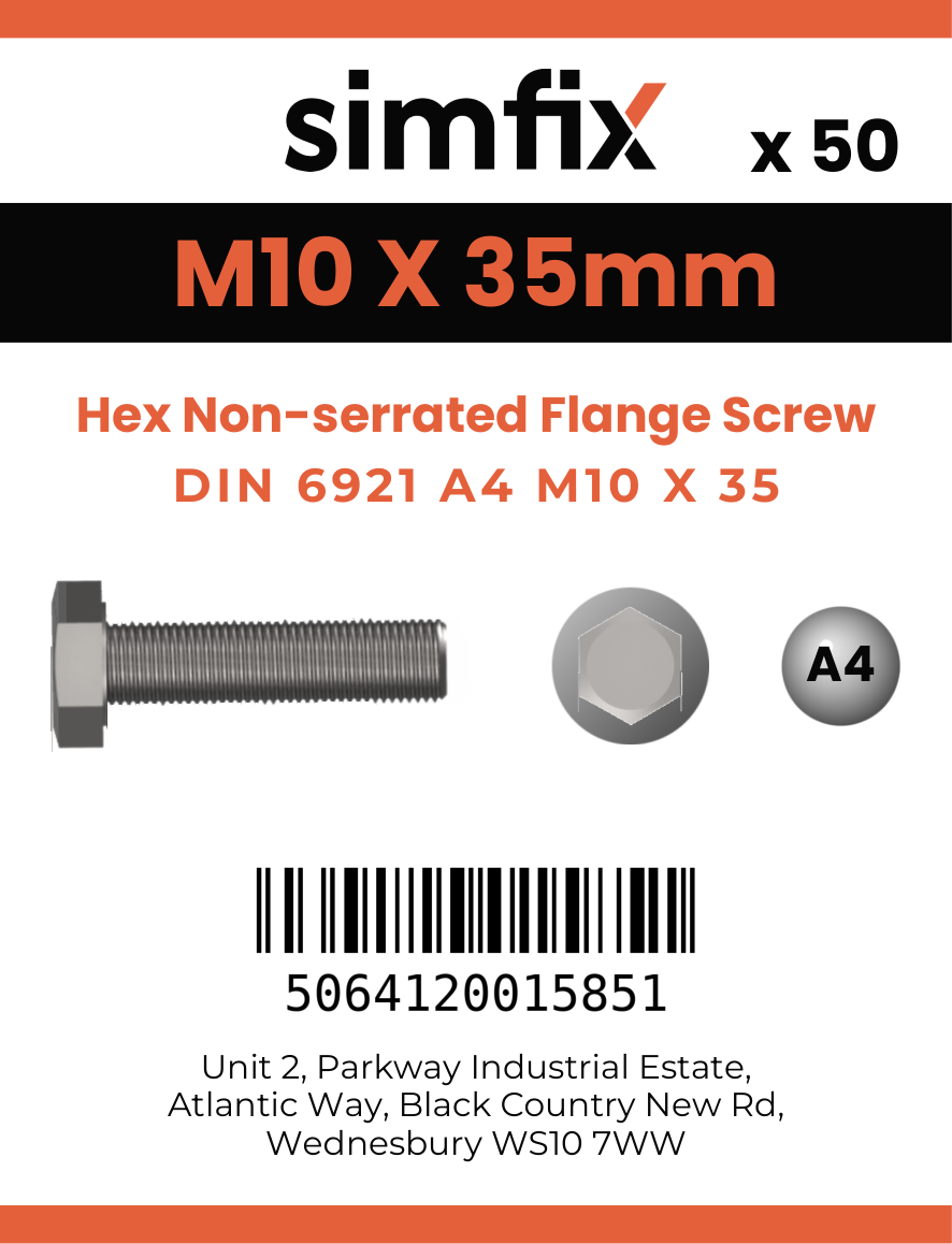 Simfix product label - 6921A410035-T