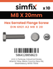 Simfix product label - 6921ZA208020-D