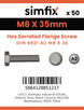 Simfix product label - 6921ZA208035-T