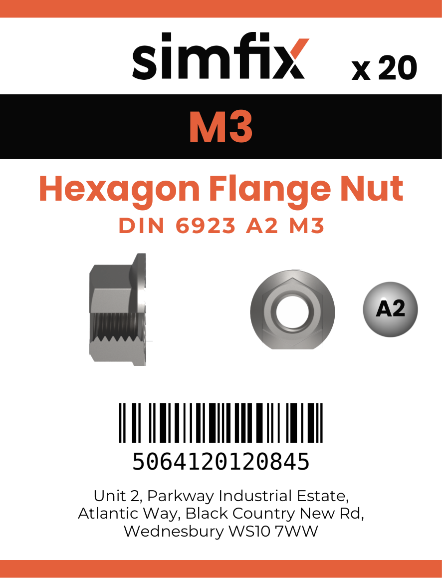 Simfix product label - 6923ZA203-D