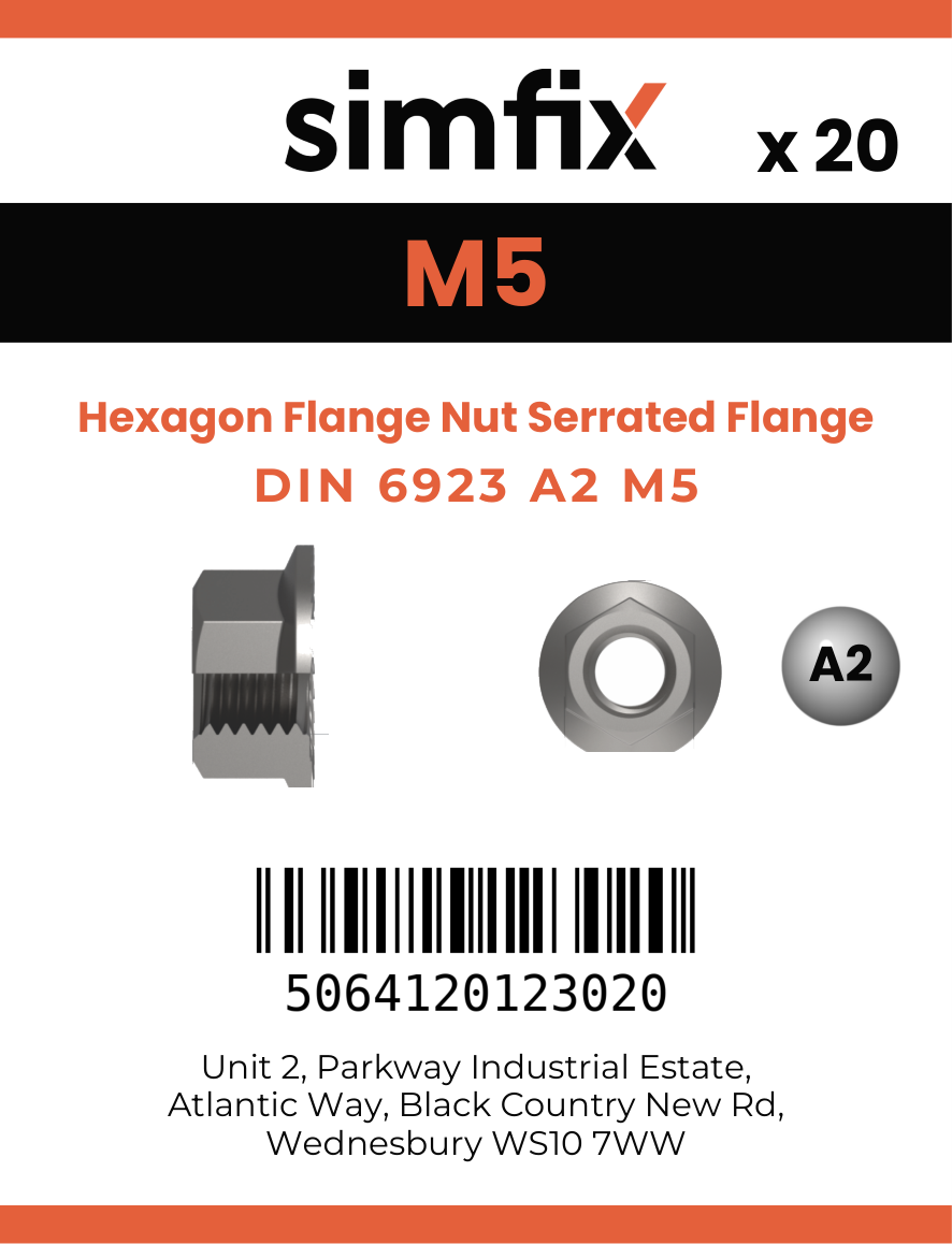 Simfix product label - 6923ZA205-D