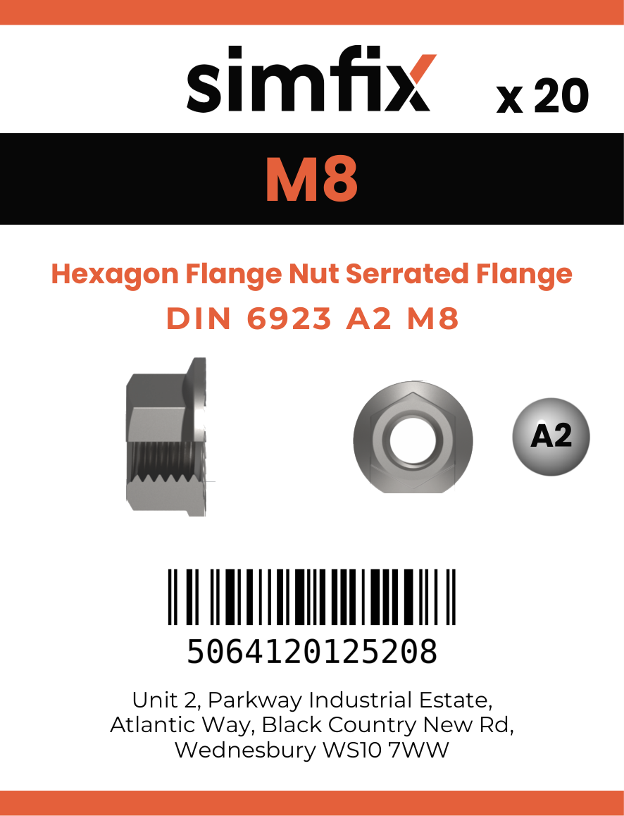 Simfix product label - 6923ZA208-D