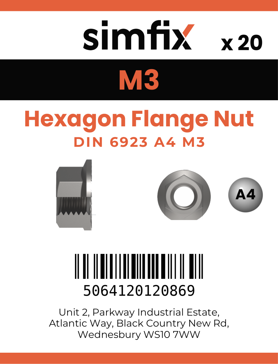 Simfix product label - 6923ZA403-D