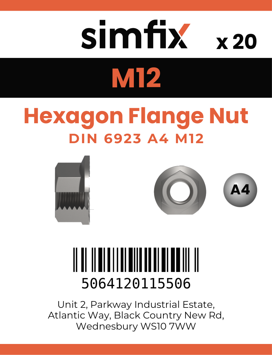 Simfix product label - 6923ZA412-D