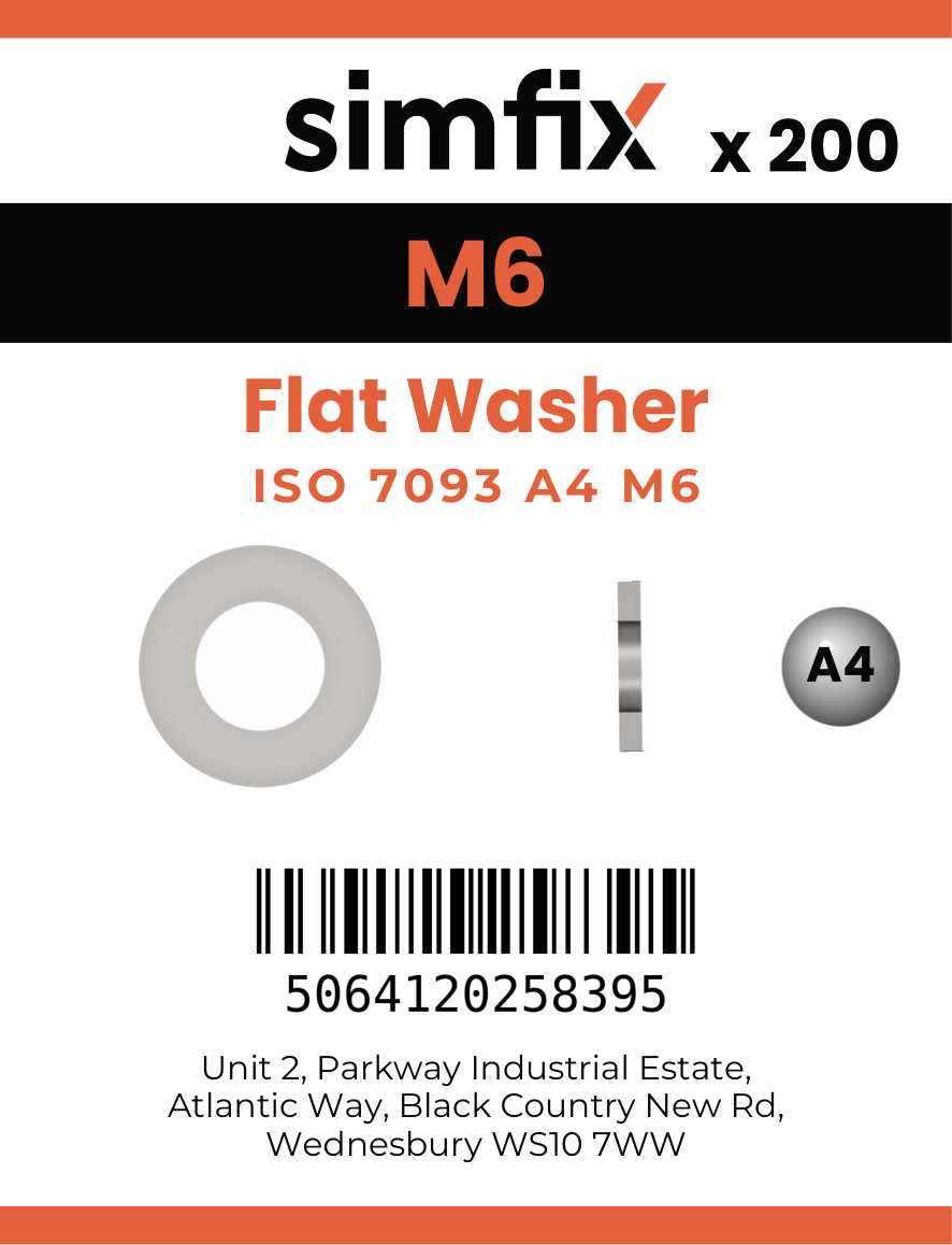 Simfix product label - 7093A4064-T
