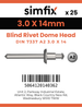 Simfix product label - 7337A2A23014-D