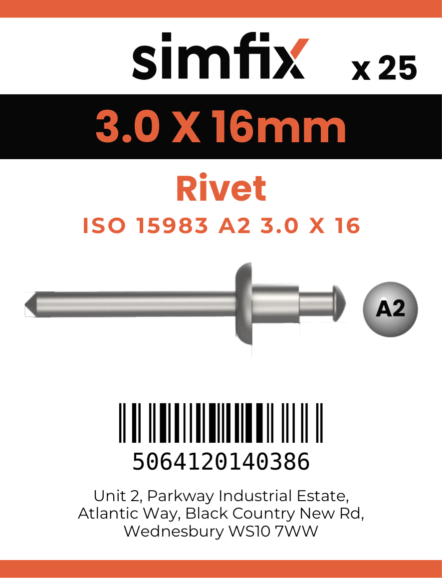 Simfix product label - 7337A2A23016-D