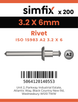 Simfix product label - 7337A2A23206-T