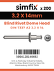 Simfix product label - 7337A2A23214-T