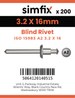Simfix product label - 7337A2A23216-T