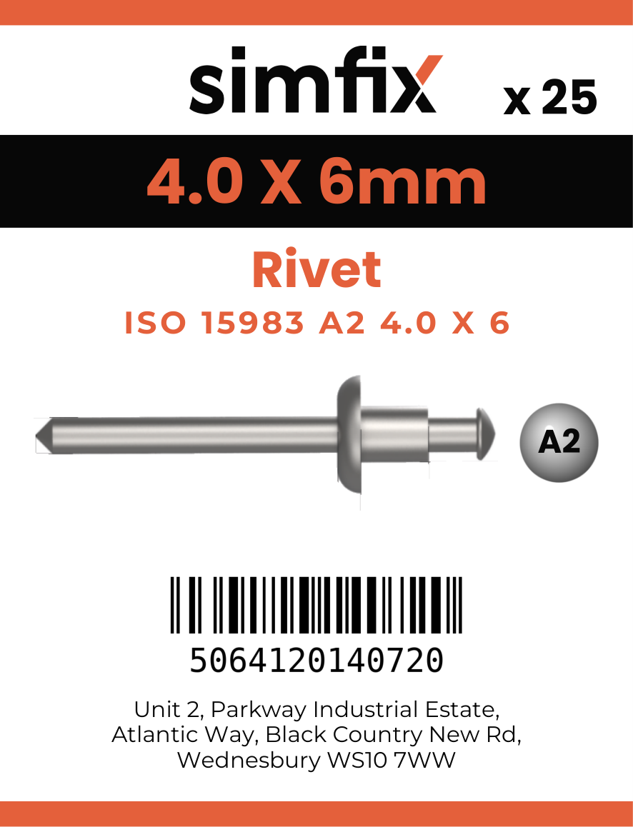 Simfix product label - 7337A2A24006-D