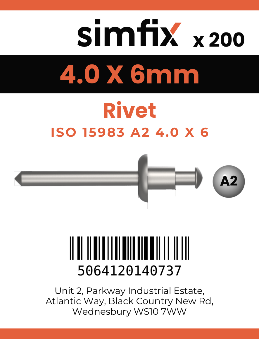 Simfix product label - 7337A2A24006-T