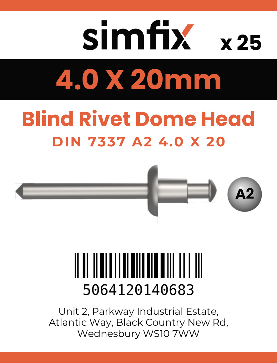 Simfix product label - 7337A2A24020-D