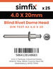 Simfix product label - 7337A2A24020-D
