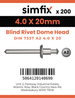 Simfix product label - 7337A2A24020-T