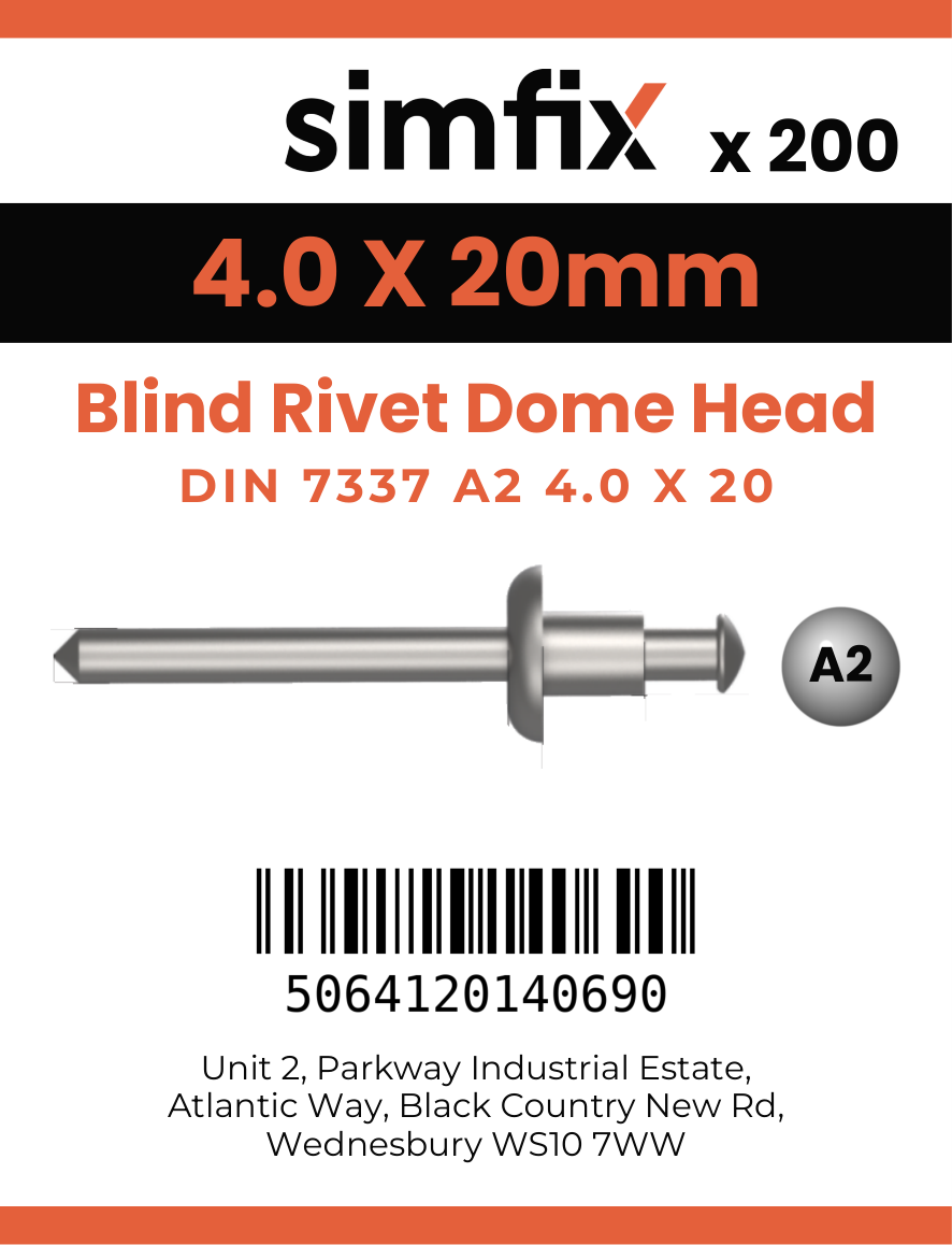 Simfix product label - 7337A2A24020-T