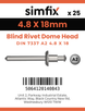 Simfix product label - 7337A2A24818-D