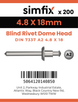 Simfix product label - 7337A2A24818-T