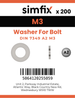 Simfix product label - 7349A2032-T