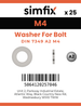 Simfix product label - 7349A2043-D