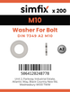 Simfix product label - 7349A2105-T