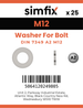 Simfix product label - 7349A2130-D