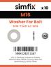 Simfix product label - 7349A2170-D