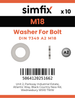 Simfix product label - 7349A2190-D